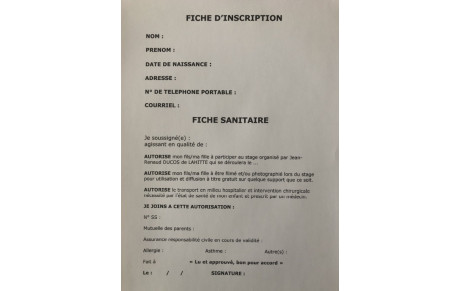 STAGE VACANCES DE PAQUES (réservé aux pilotes de l' ASC BMX)